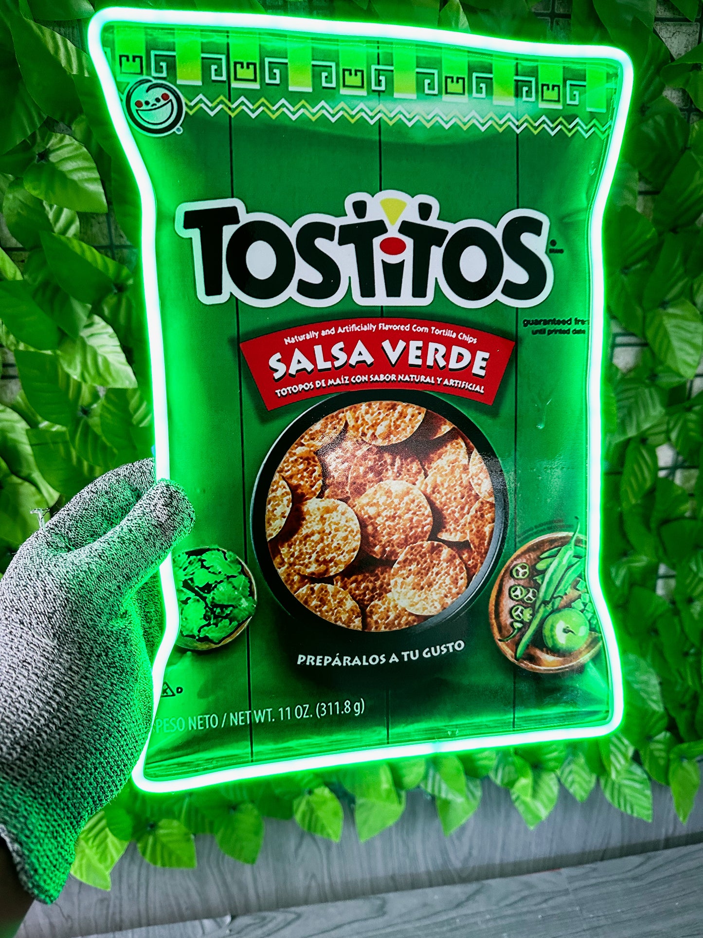 Letrero Neon Tostitos (Snacks Neonled)