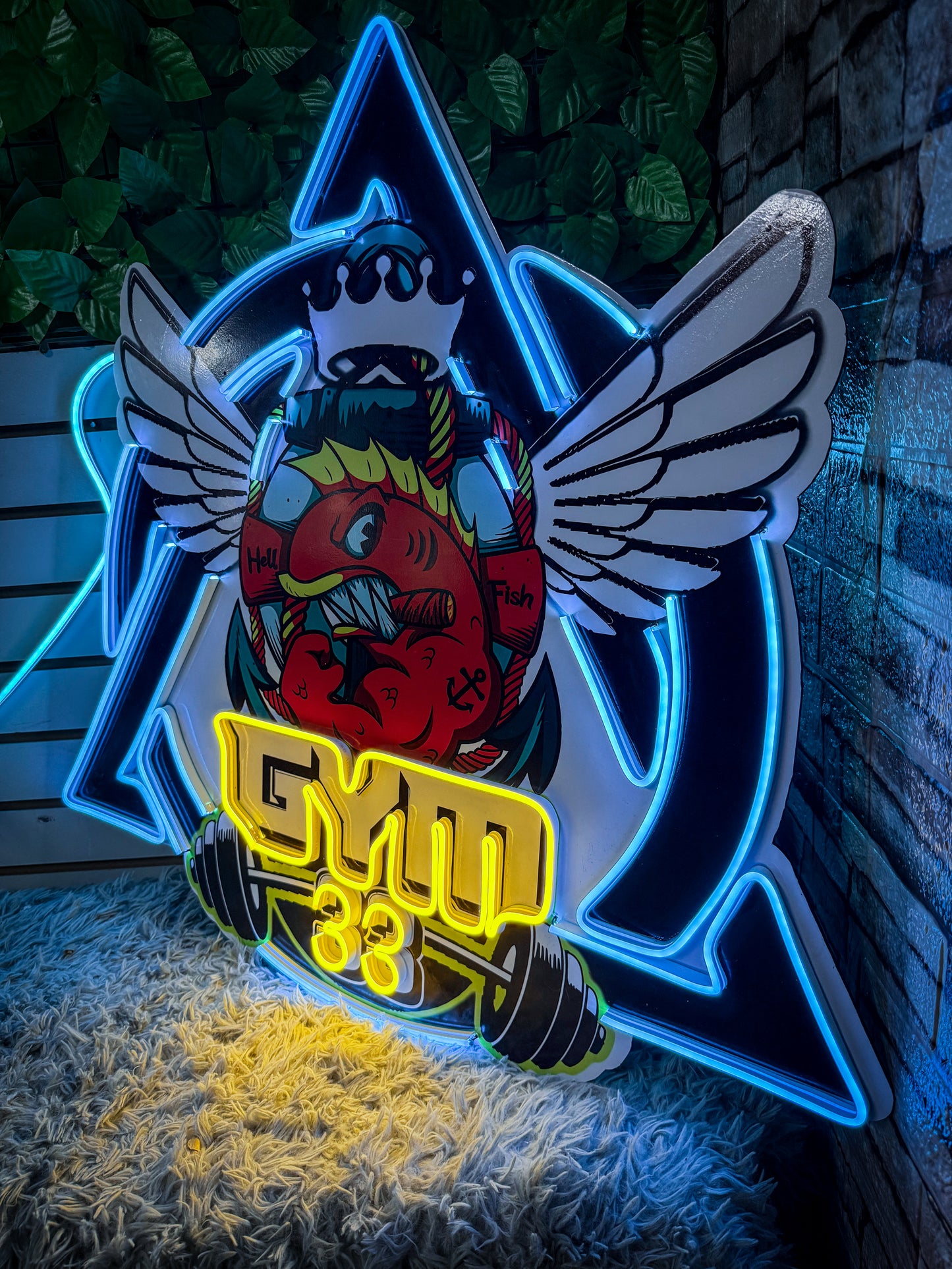 Logo Personalizado Neon - Tu Logo Impreso Con Neon 60 cm