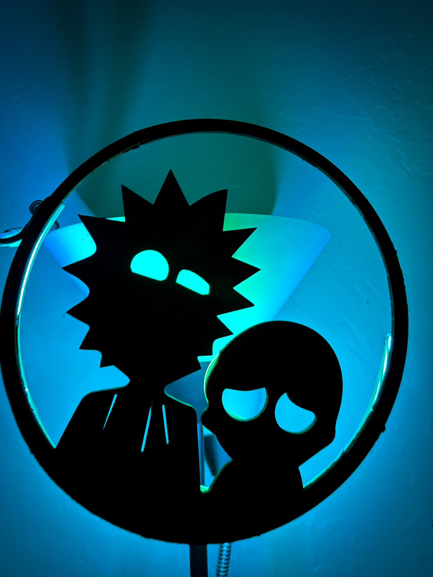 Letrero Decorativo Rick Y Morty Luminoso (lampara Luminosa)