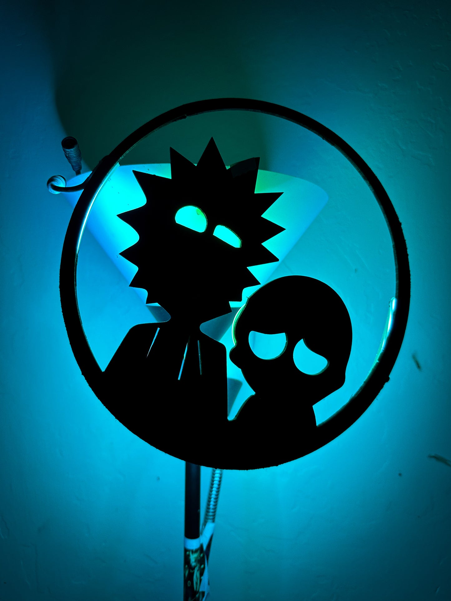 Letrero Decorativo Rick Y Morty Luminoso (lampara Luminosa)