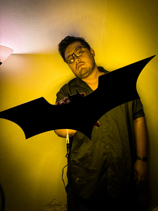 Letrero Neon Batt / Man Luminoso Neon Con Resina