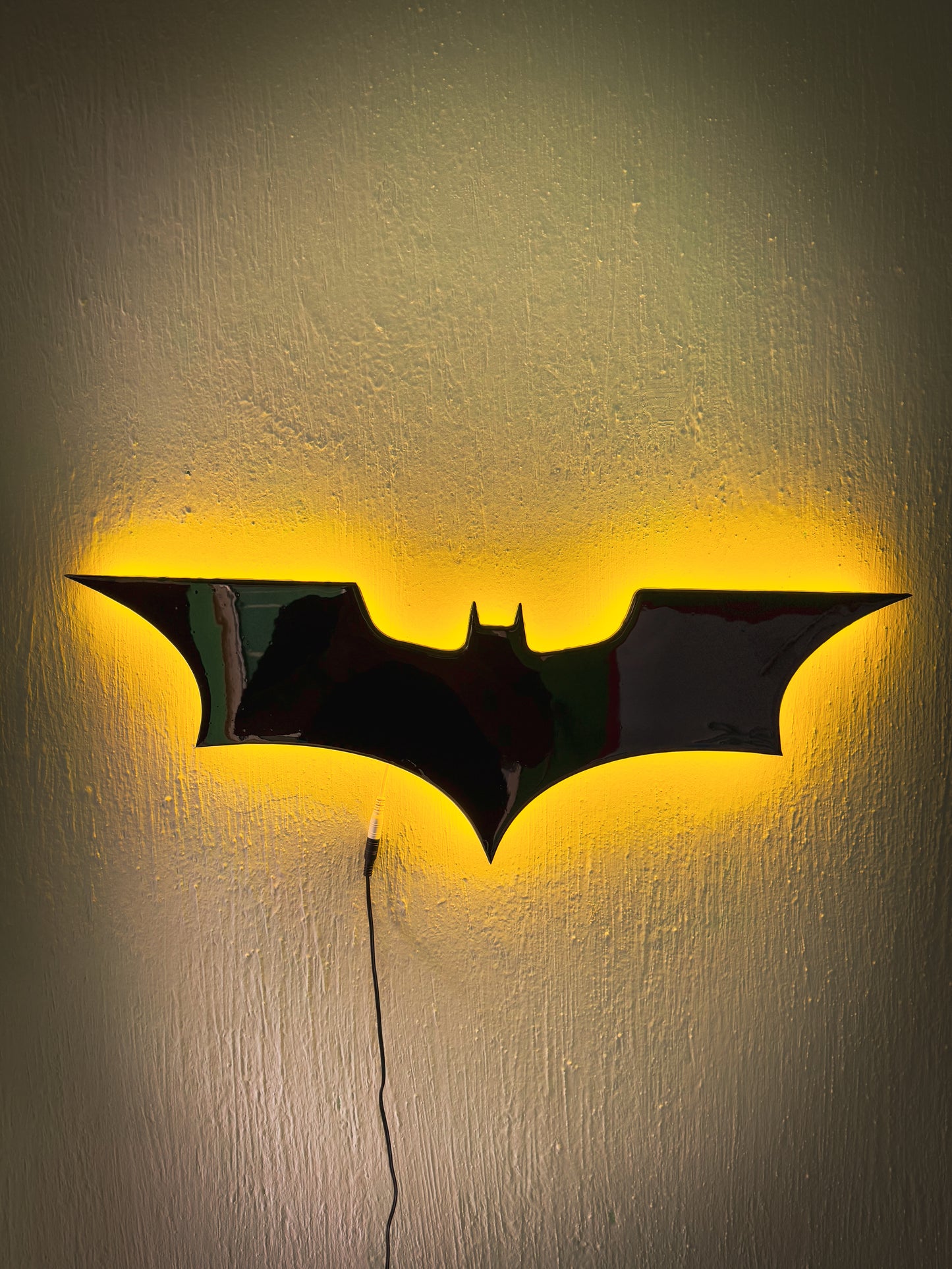 Letrero Neon Batt / Man Luminoso Neon Con Resina