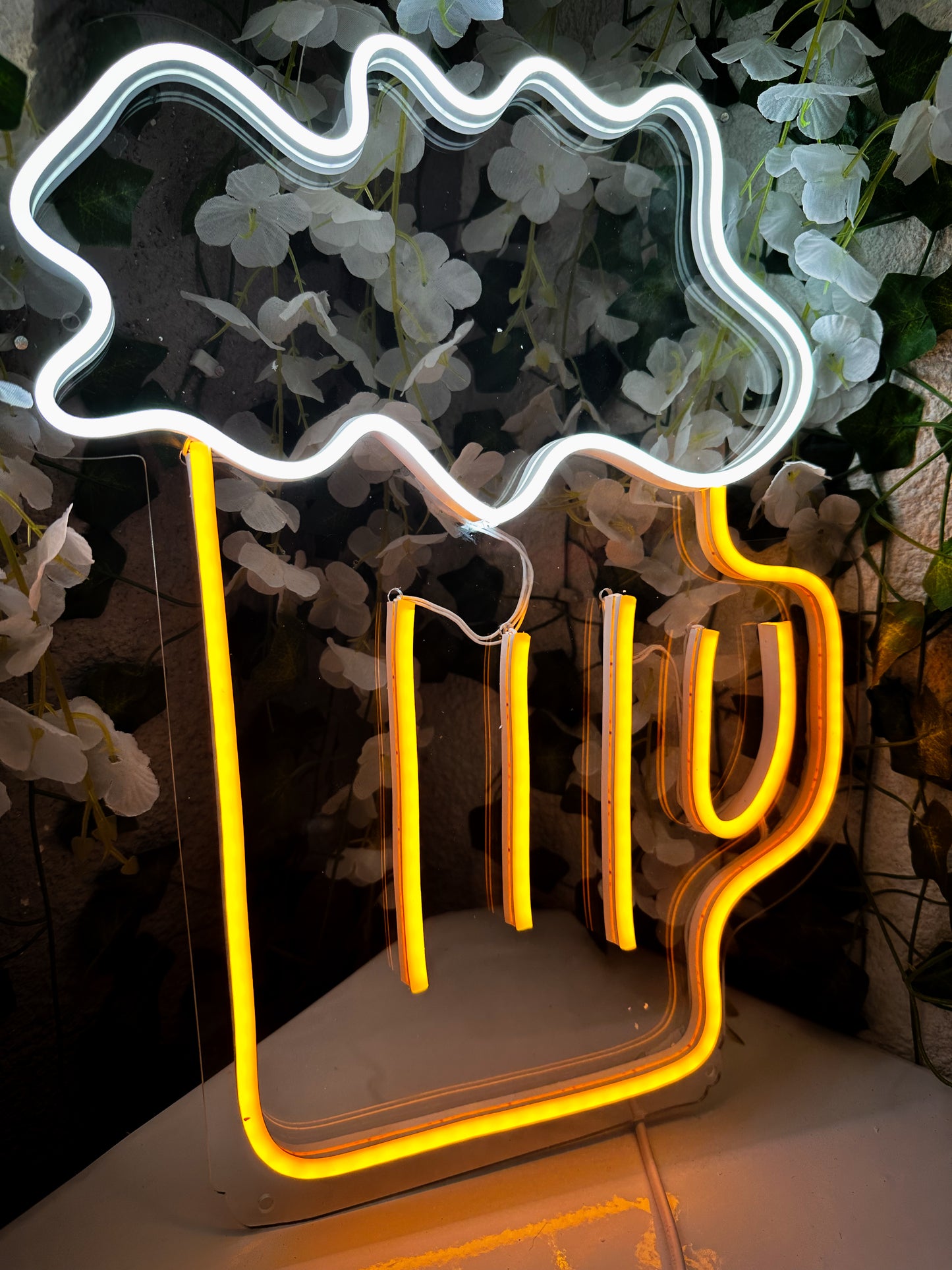 Letrero Neon Led Cerveza (tarro De Cerveza Neon)