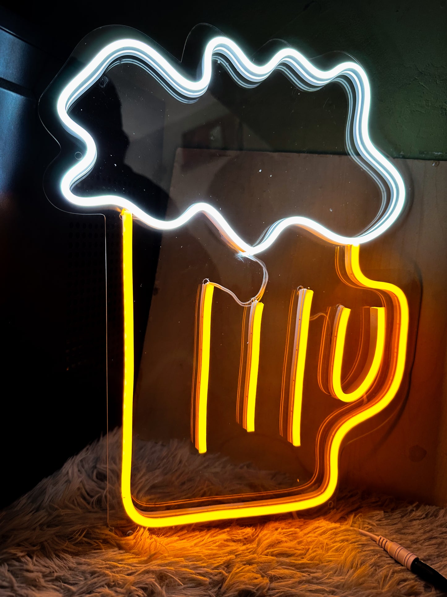 Letrero Neon Led Cerveza (tarro De Cerveza Neon)