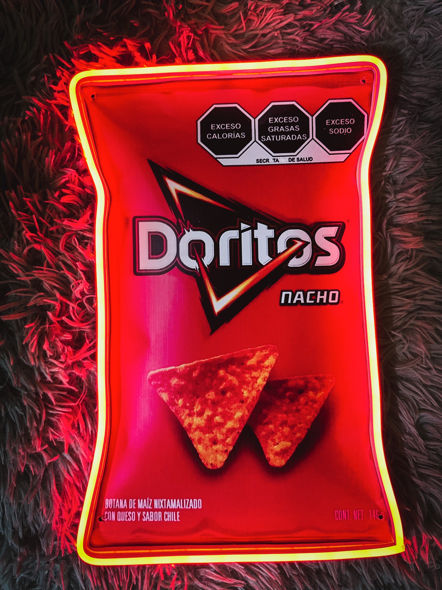 Pack Letreros Neon De Snacks (snacks Neonled)