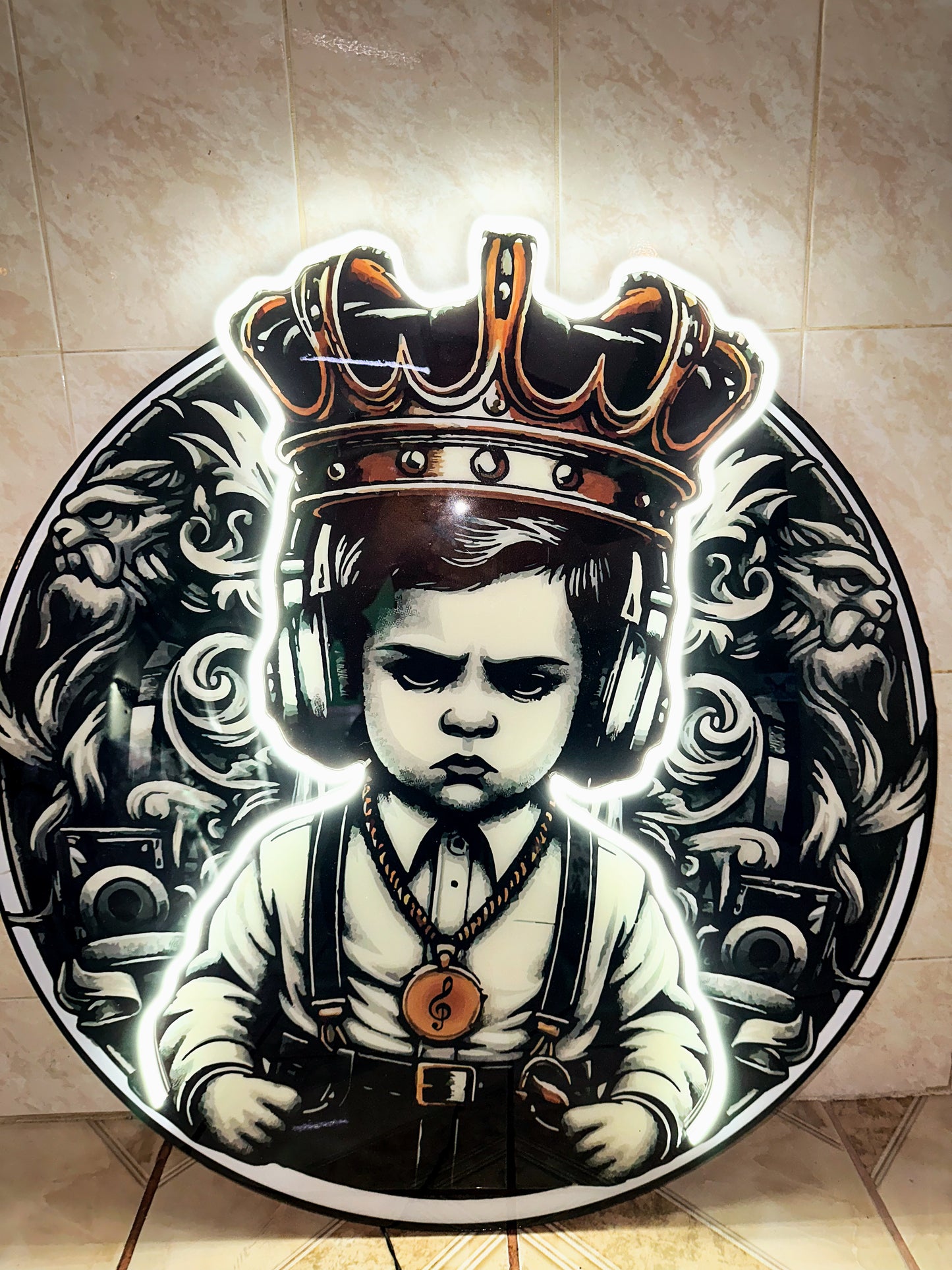 Cuadros de Neon Personalizados ( Escoge tu imagen) 80 X 60 CM