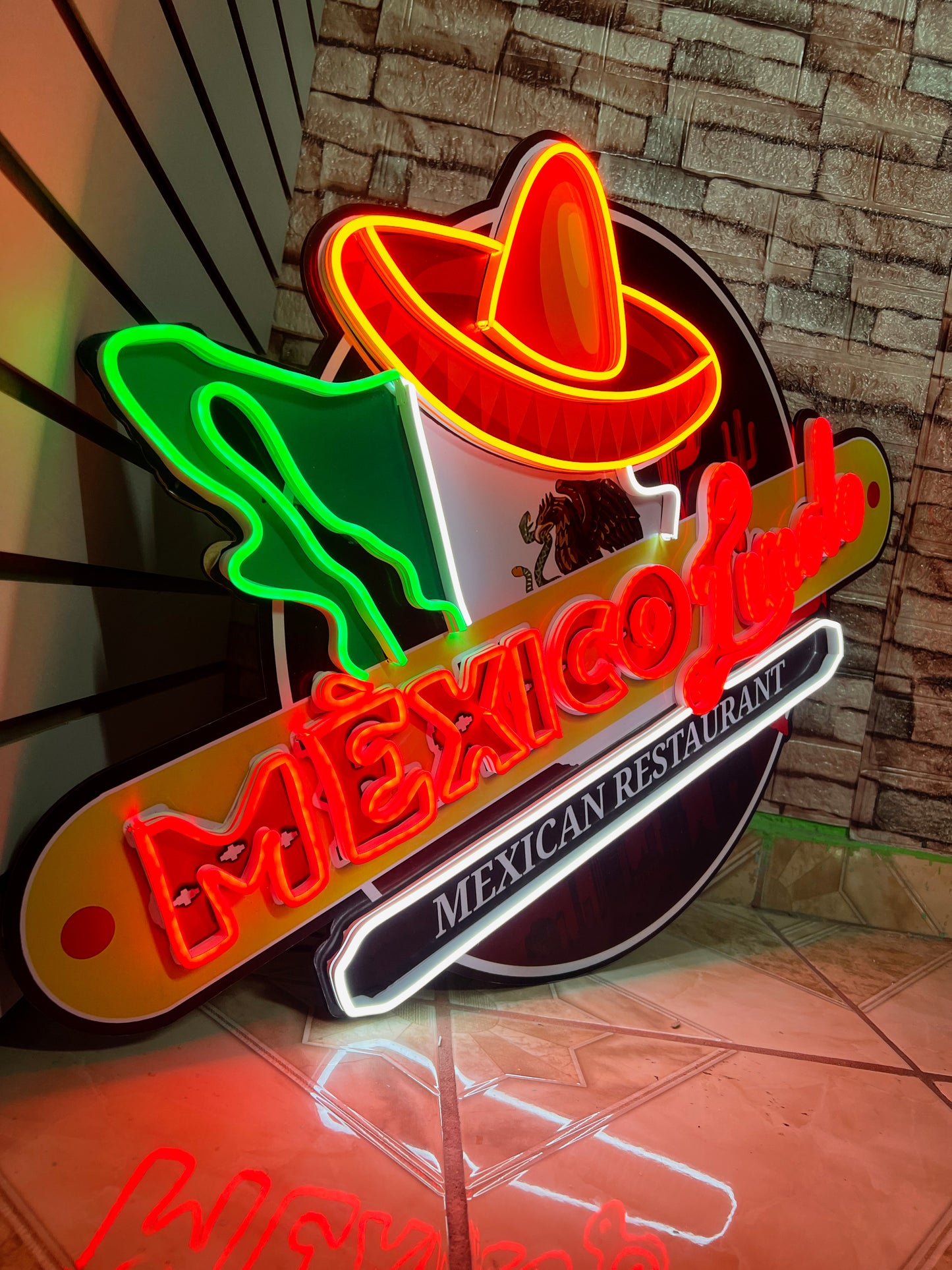 Logo Personalizado Neon - Tu Logo Impreso Con Neon 60 cm