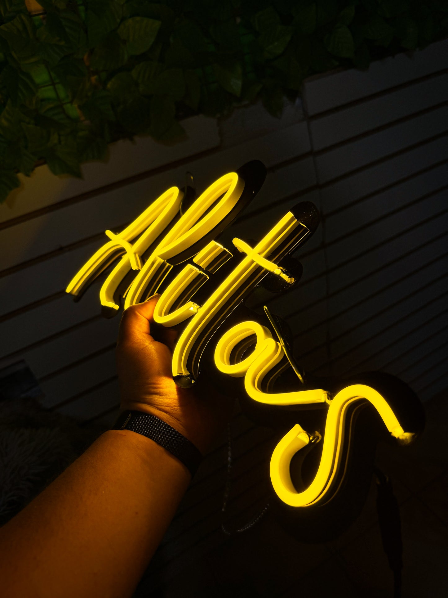 Letrero Alitas Neon
