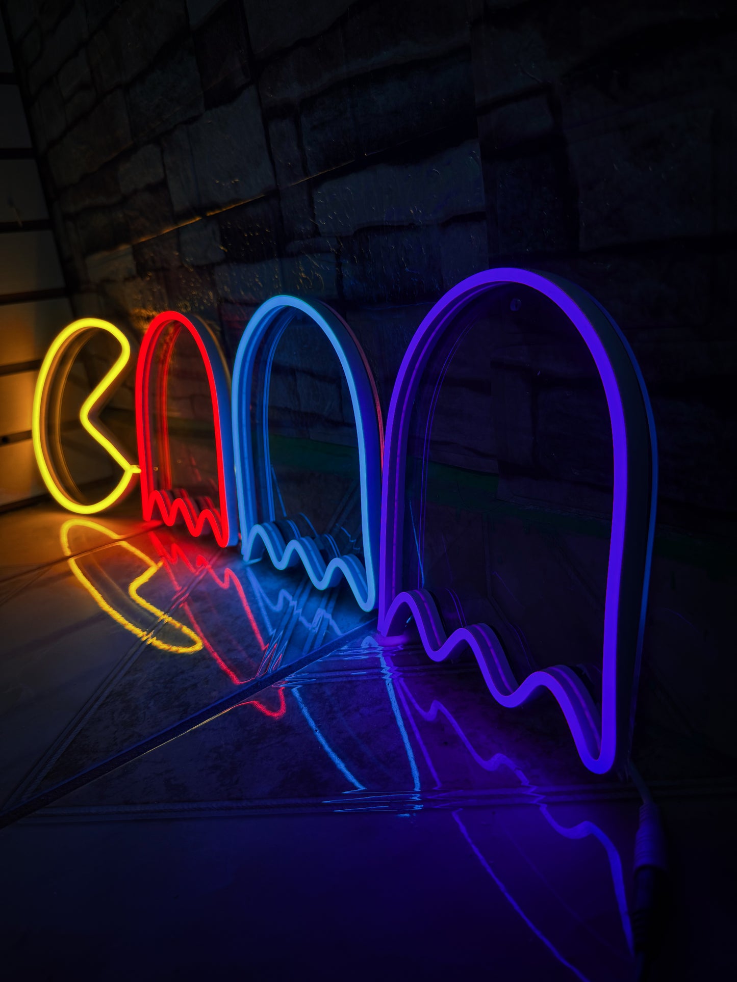 Letrero Neon Pacman