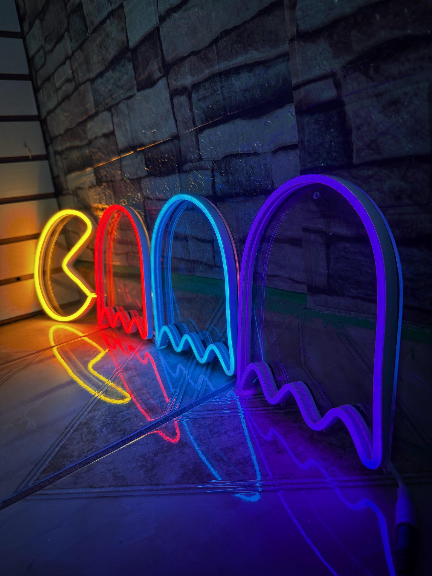 Letrero Neon Pacman