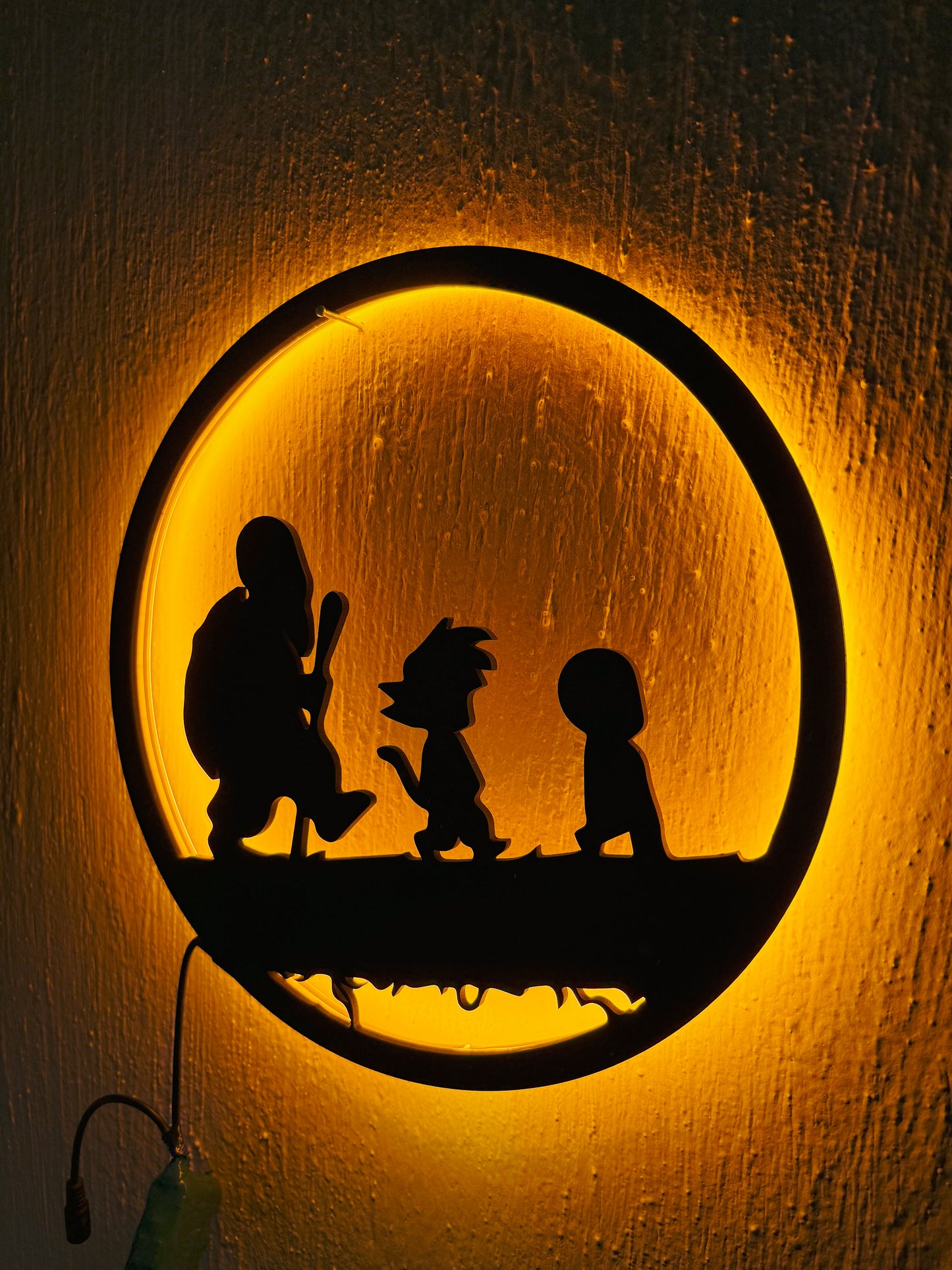 Letrero Dragon Ball Luminoso - Luz Indirecta