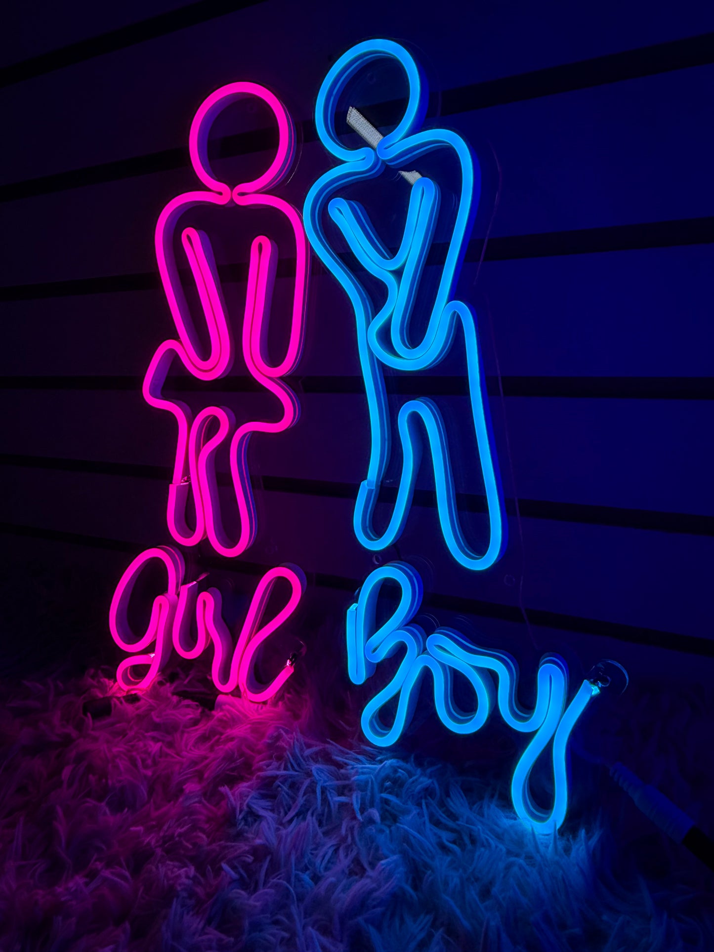 Letreros Neon Baño (wc Hombre / Mujer Pack)