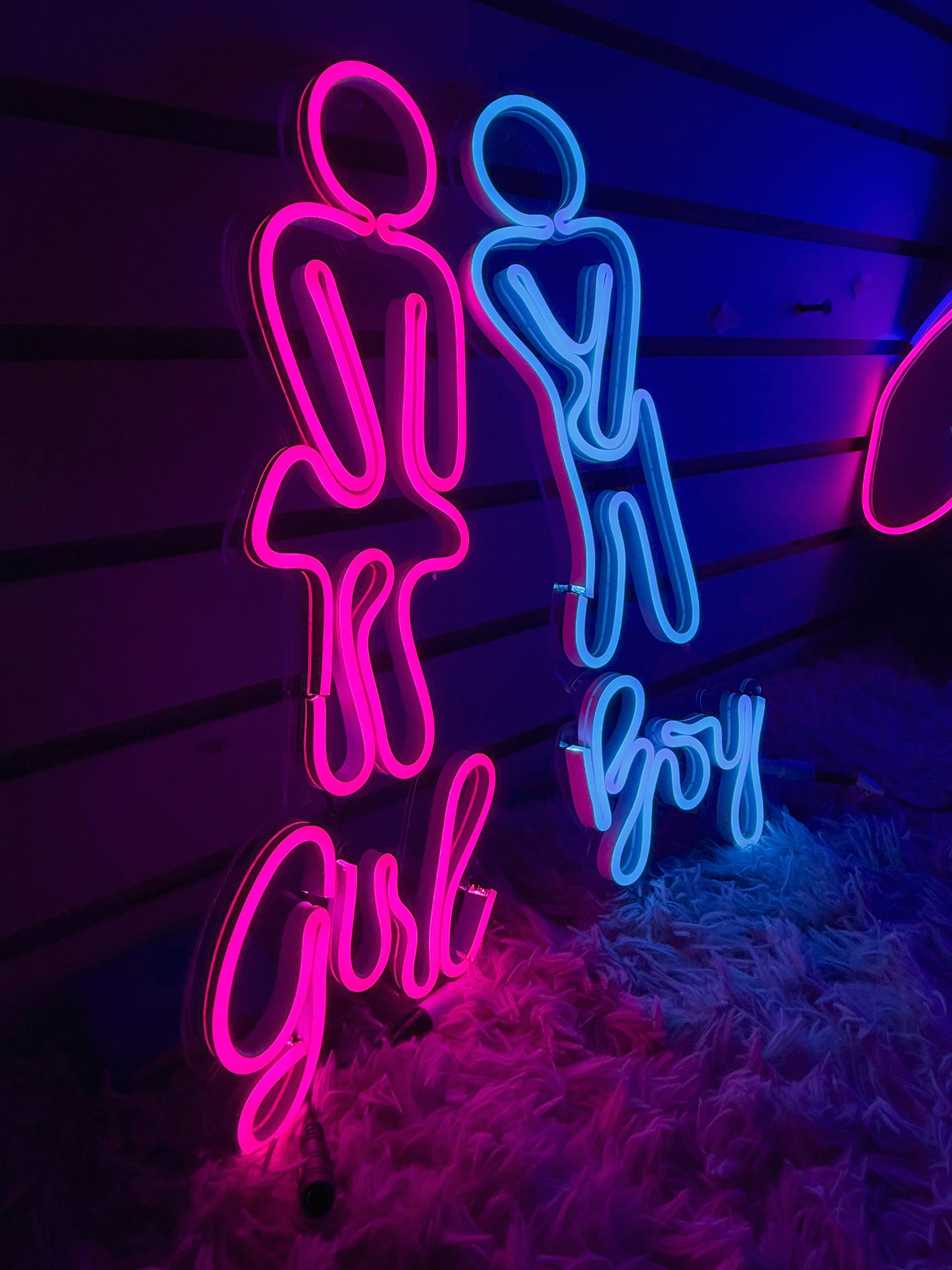 Letreros Neon Baño (wc Hombre / Mujer Pack)