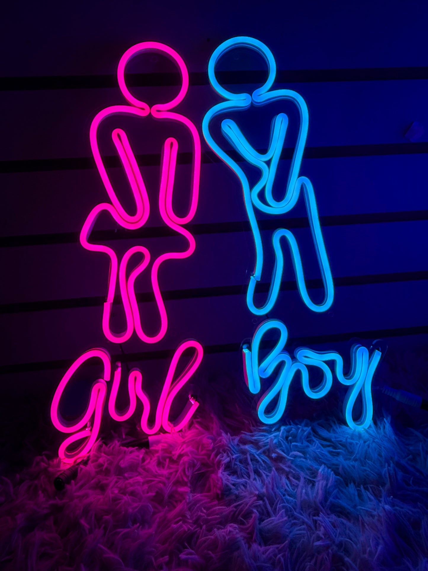 Letreros Neon Baño (wc Hombre / Mujer Pack)