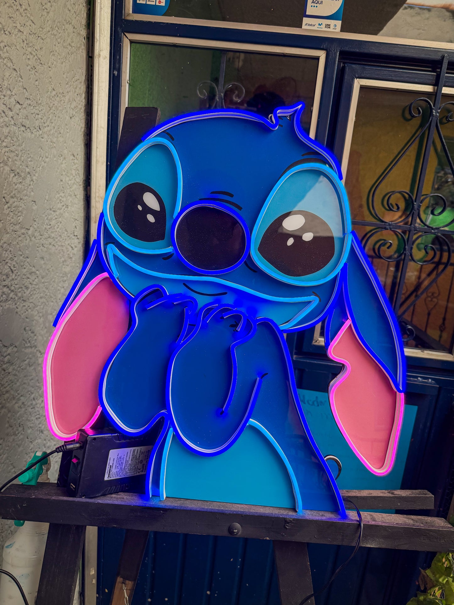 Letrero Neon Stitch (Lilo & Stitch Neonsign)