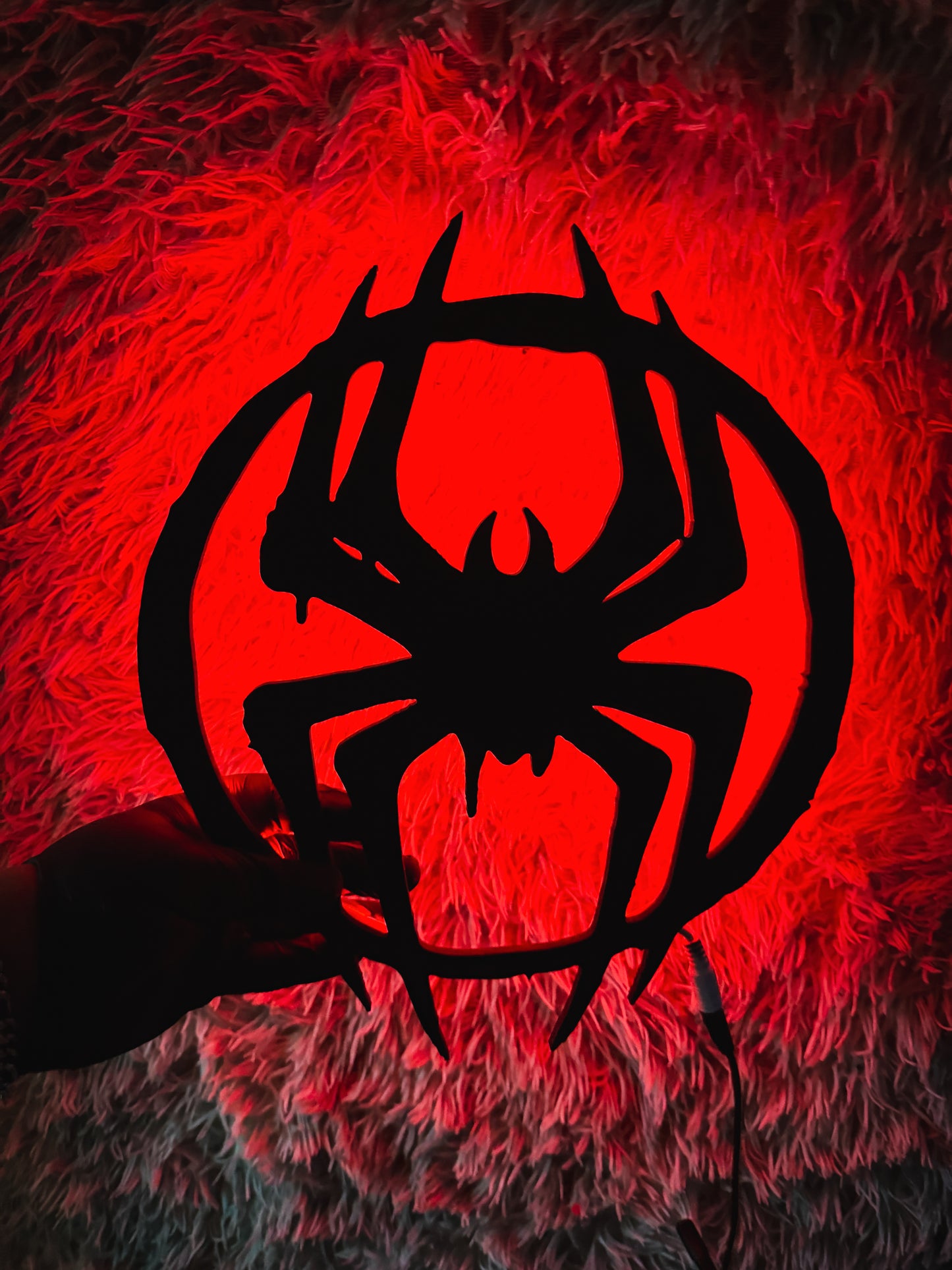 Letrero Spiderman Neon (Miles Morales)