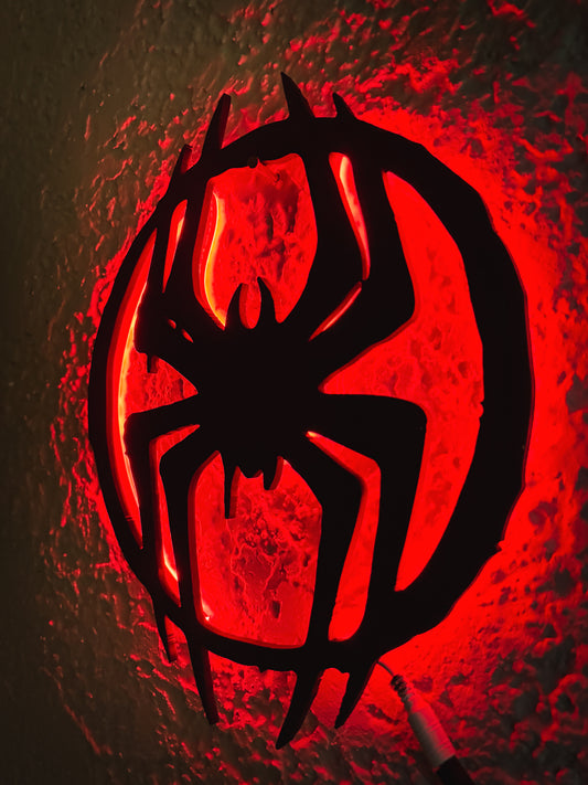 Letrero Spiderman Neon (Miles Morales)