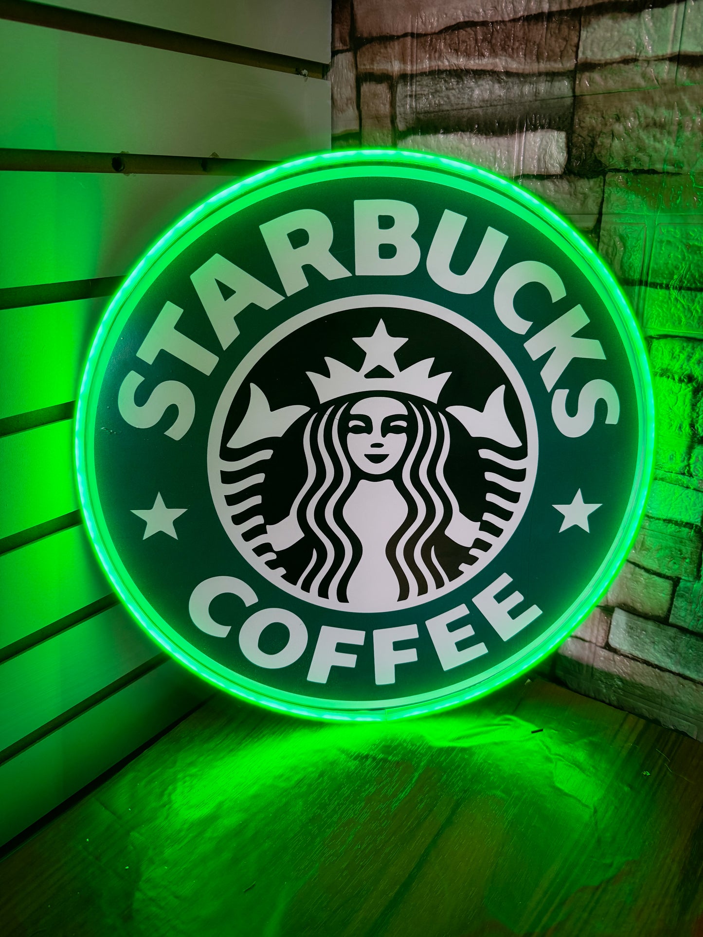 Letrero Neon Starbucks Luminoso
