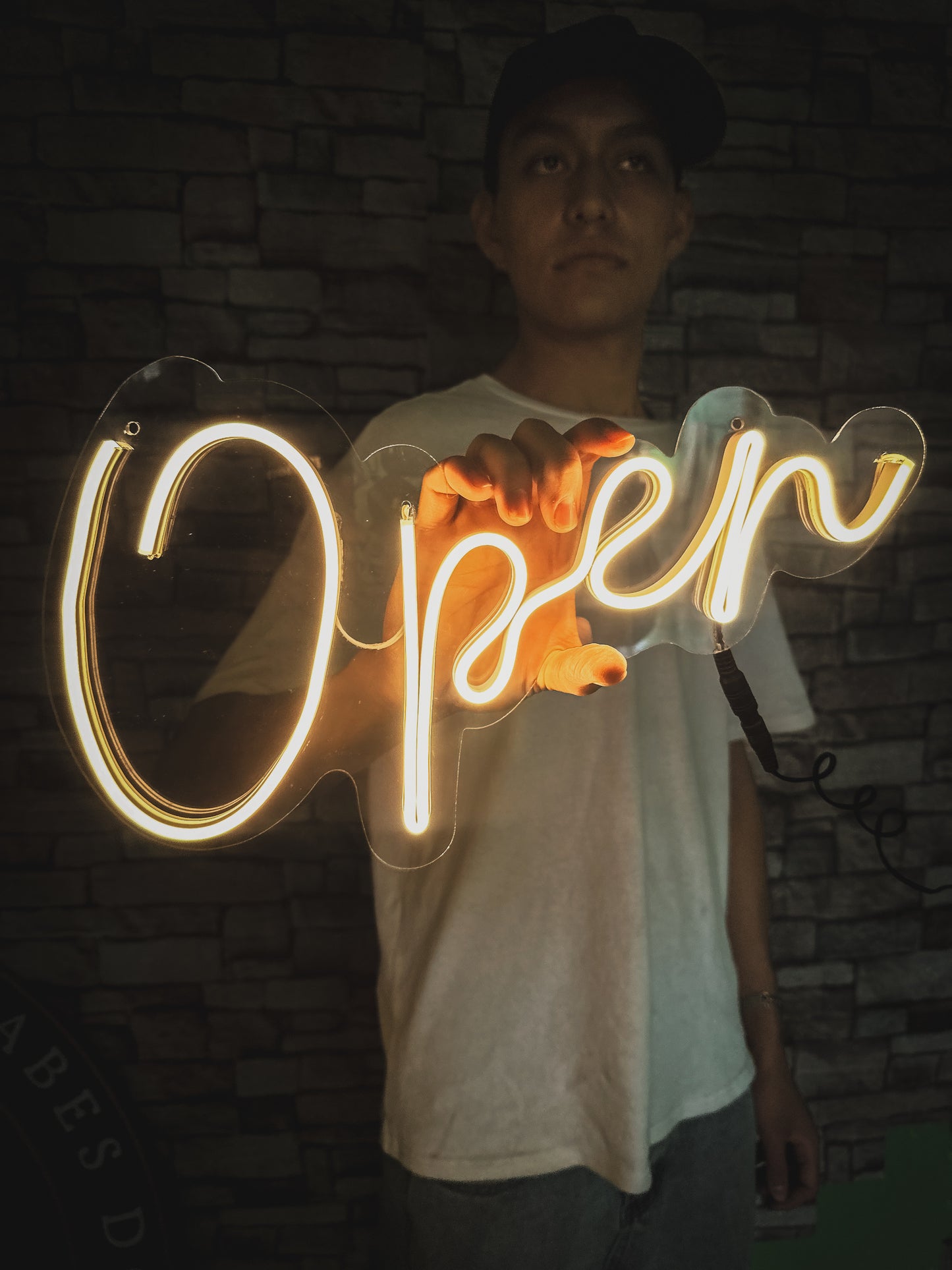 Letrero Abierto Open Neon