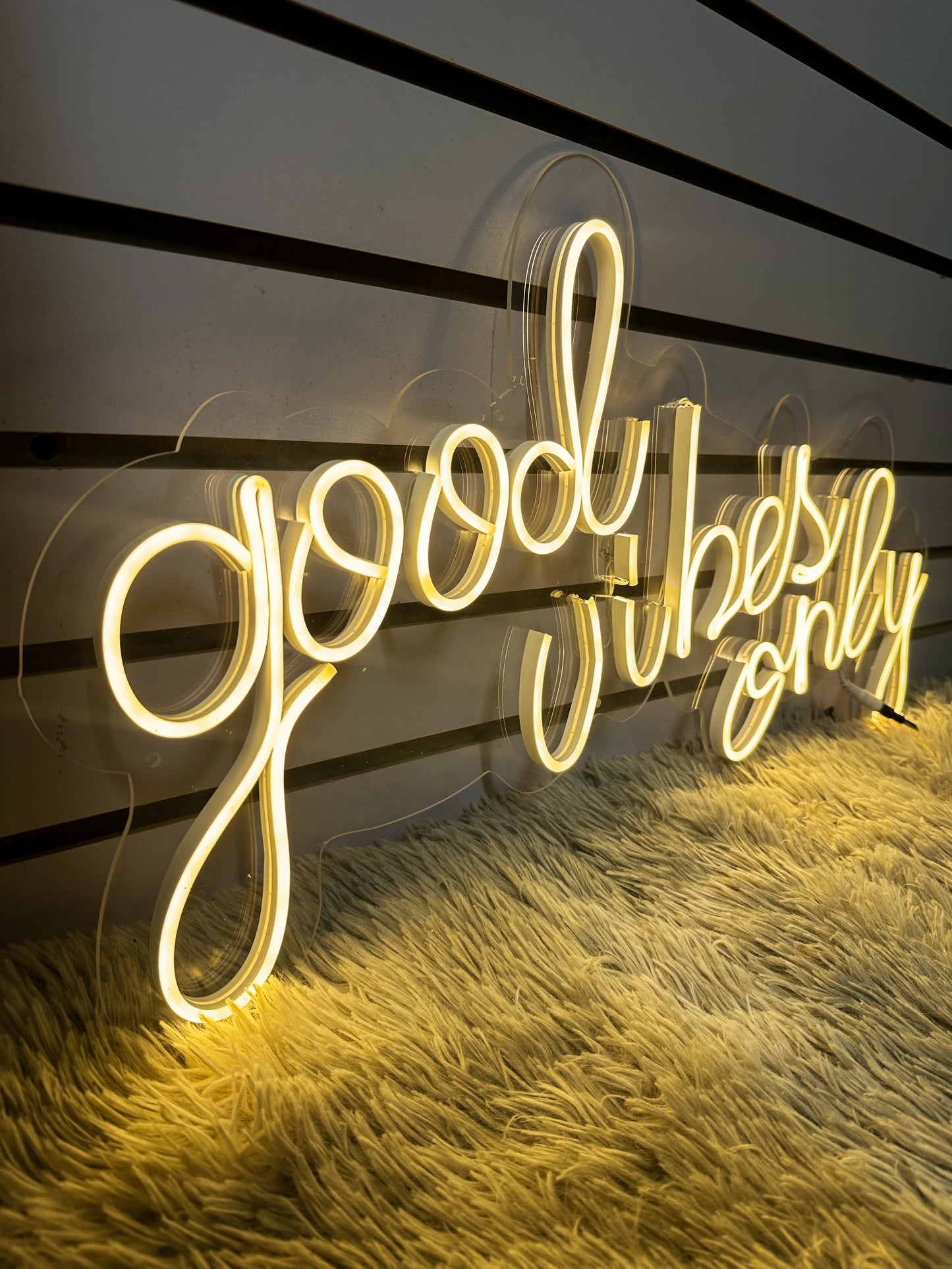 Letrero Neon Good Vibes Only