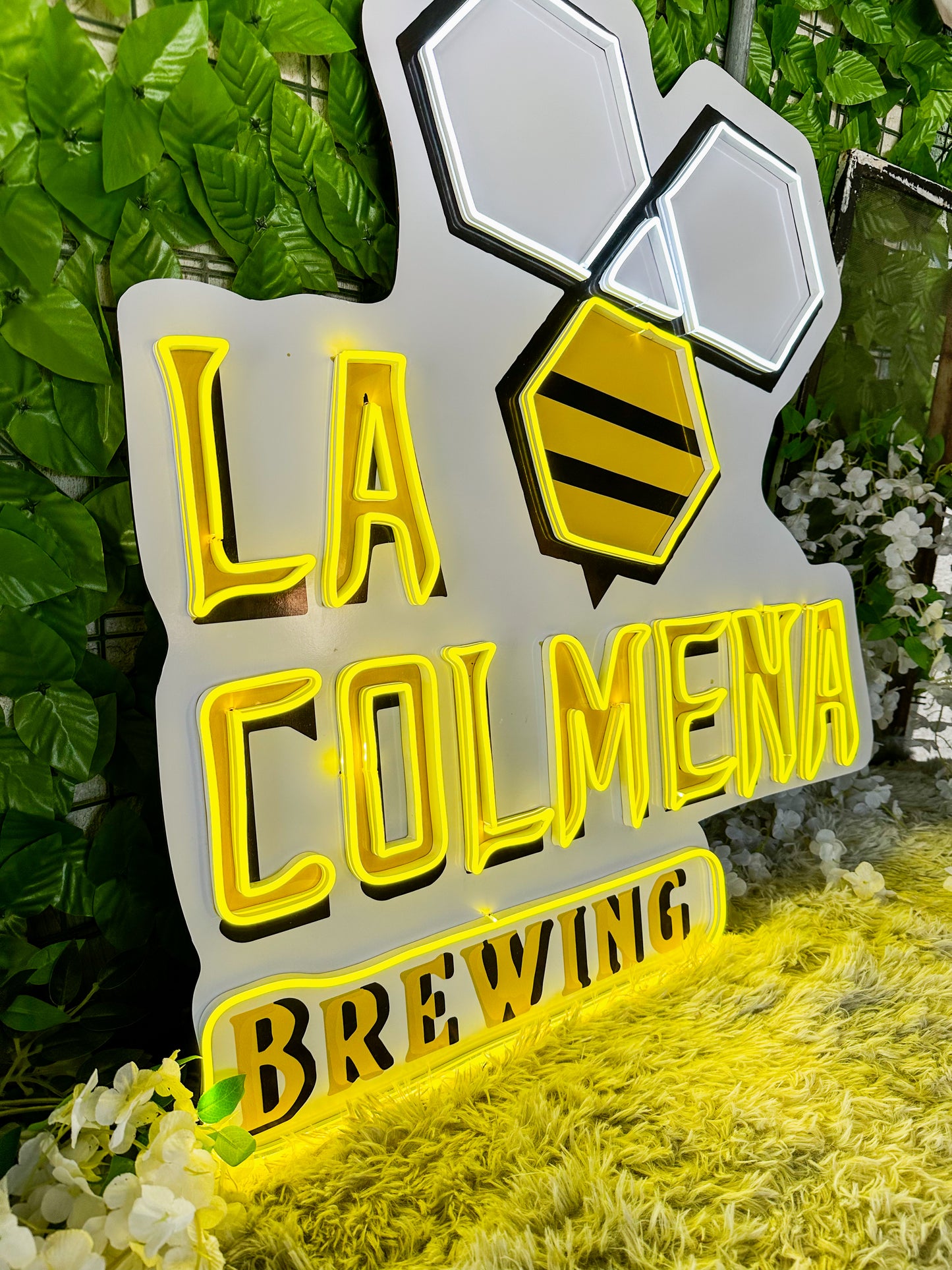 Logo Personalizado Neon - Tu Logo Impreso Con Neon 80 cm