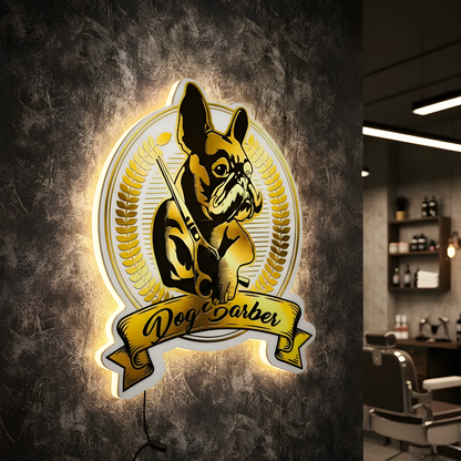 Logo Personalizado Resina Epoxi y Neon 100 cm