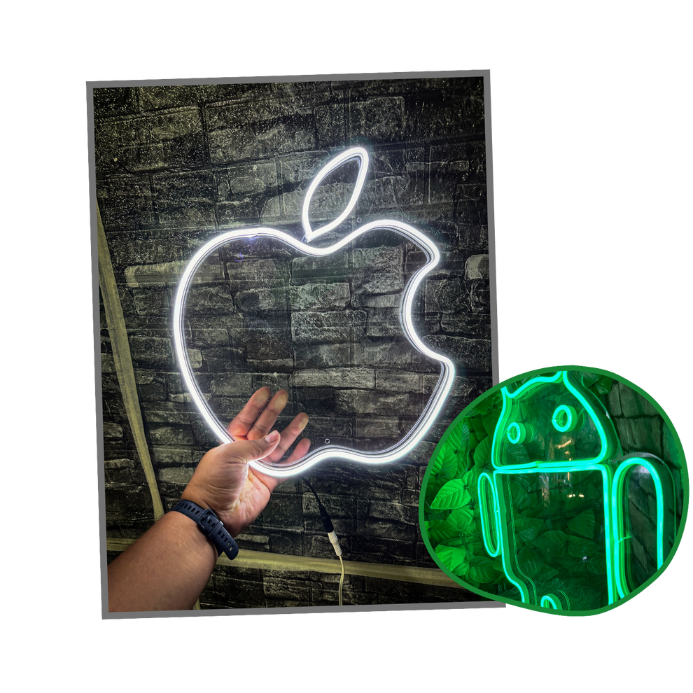 Letrero Neon Celulares Pack Android Apple PudStore letrero-neon-celulares-pack-android-apple-pudstore