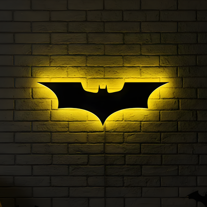 Letrero Neon Batt / Man Luminoso Neon Con Resina