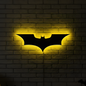 Letrero Neon Batt / Man Luminoso Neon Con Resina