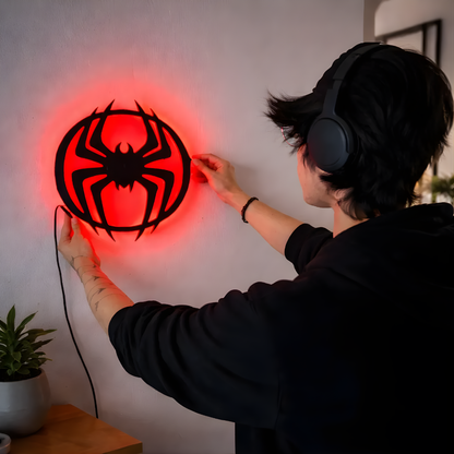 Letrero Spiderman Neon (Miles Morales)
