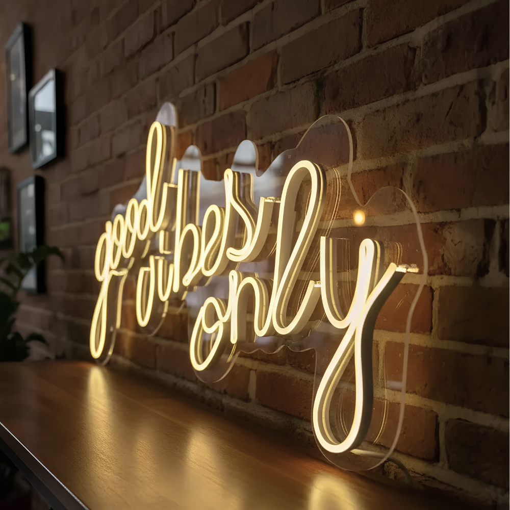 Letrero Neon Good Vibes Only
