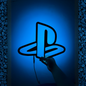 Letrero Neon Playstation (Decoracion Gamer)