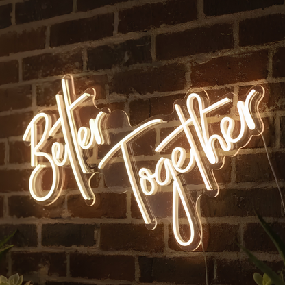 Letrero Neon (better Together)