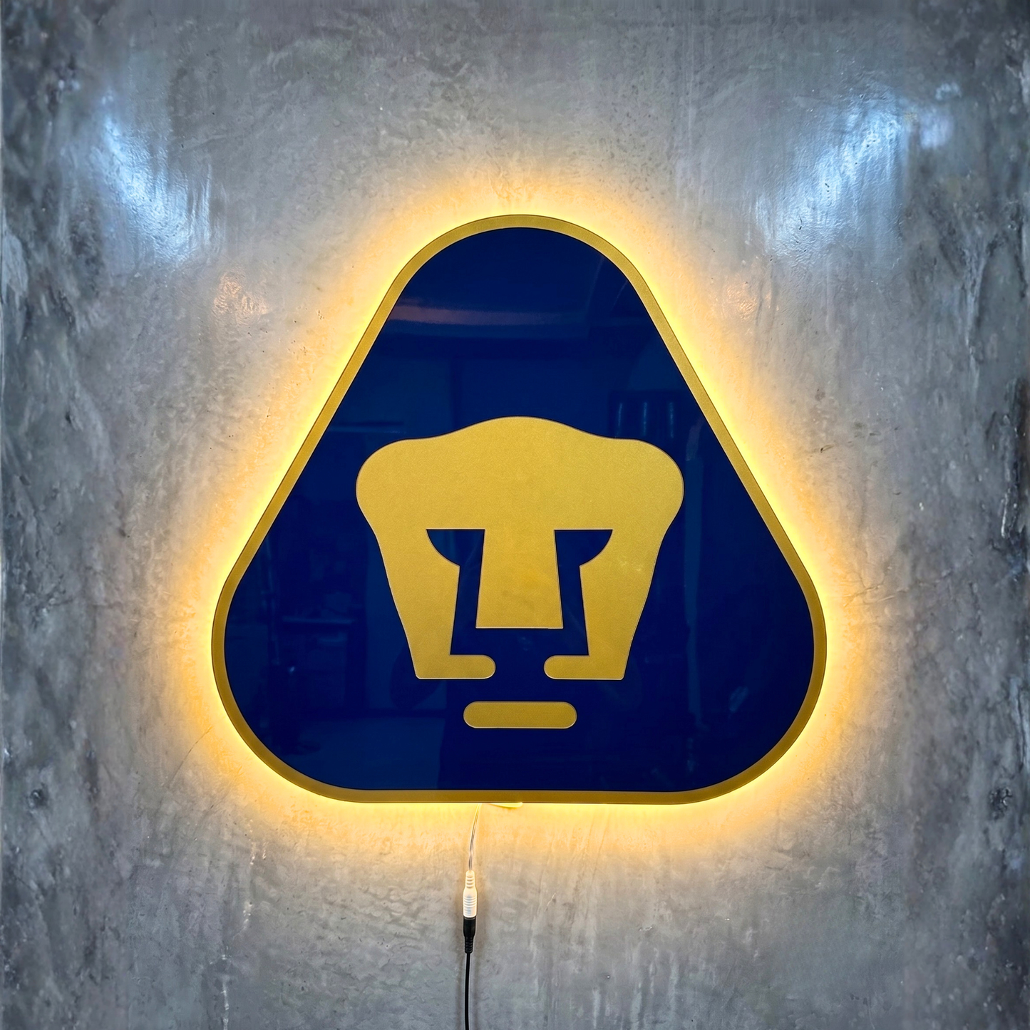 Logo Personalizado Pumas Resina Epoxi Luminoso