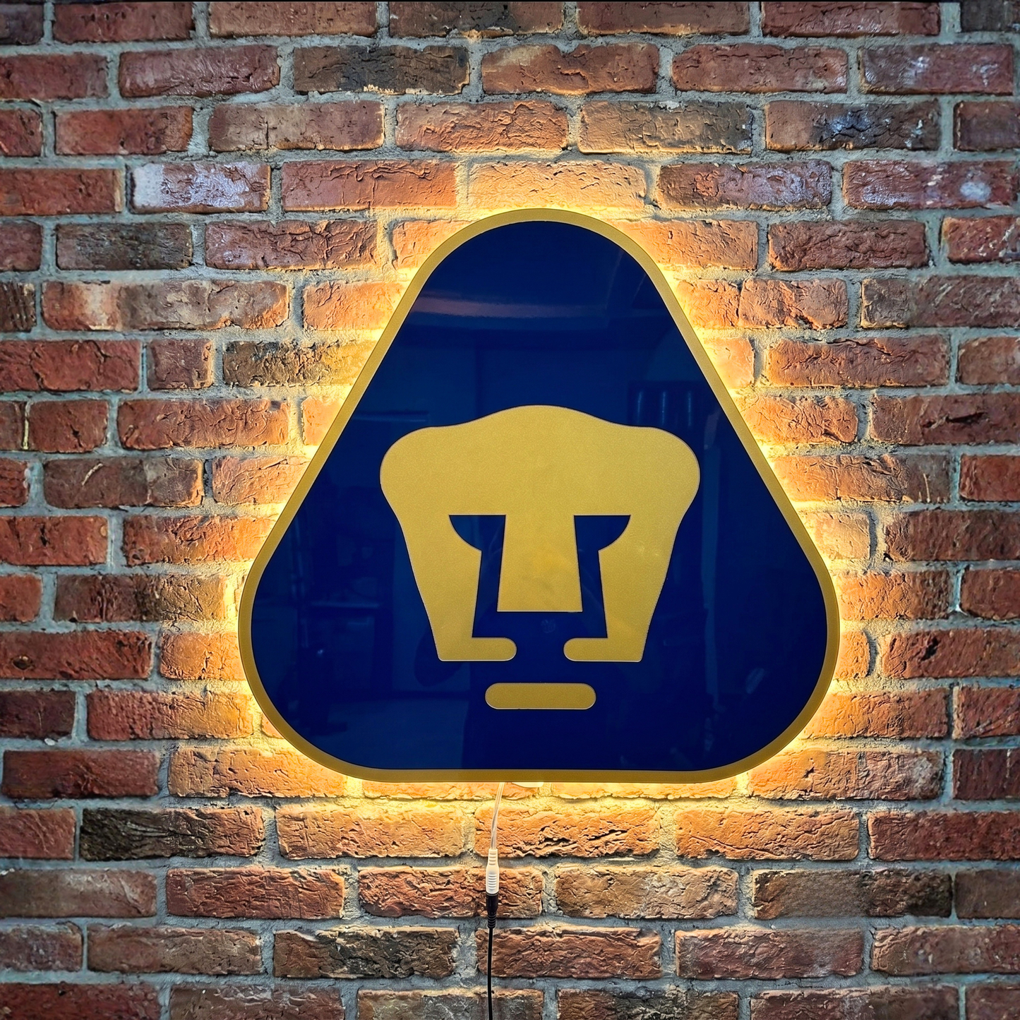 Logo Personalizado Pumas Resina Epoxi Luminoso