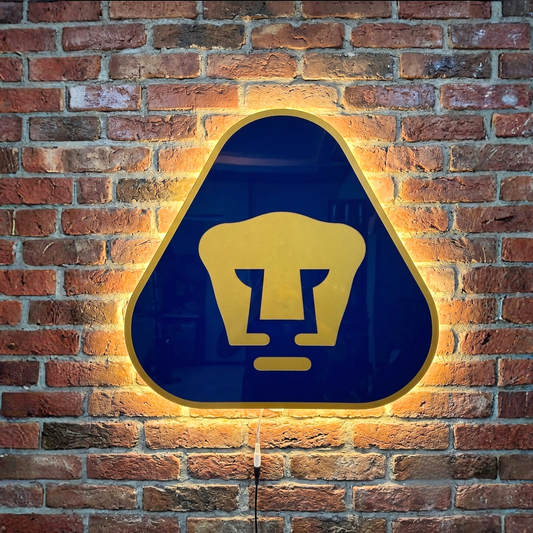 Logo Personalizado Pumas Resina Epoxi Luminoso