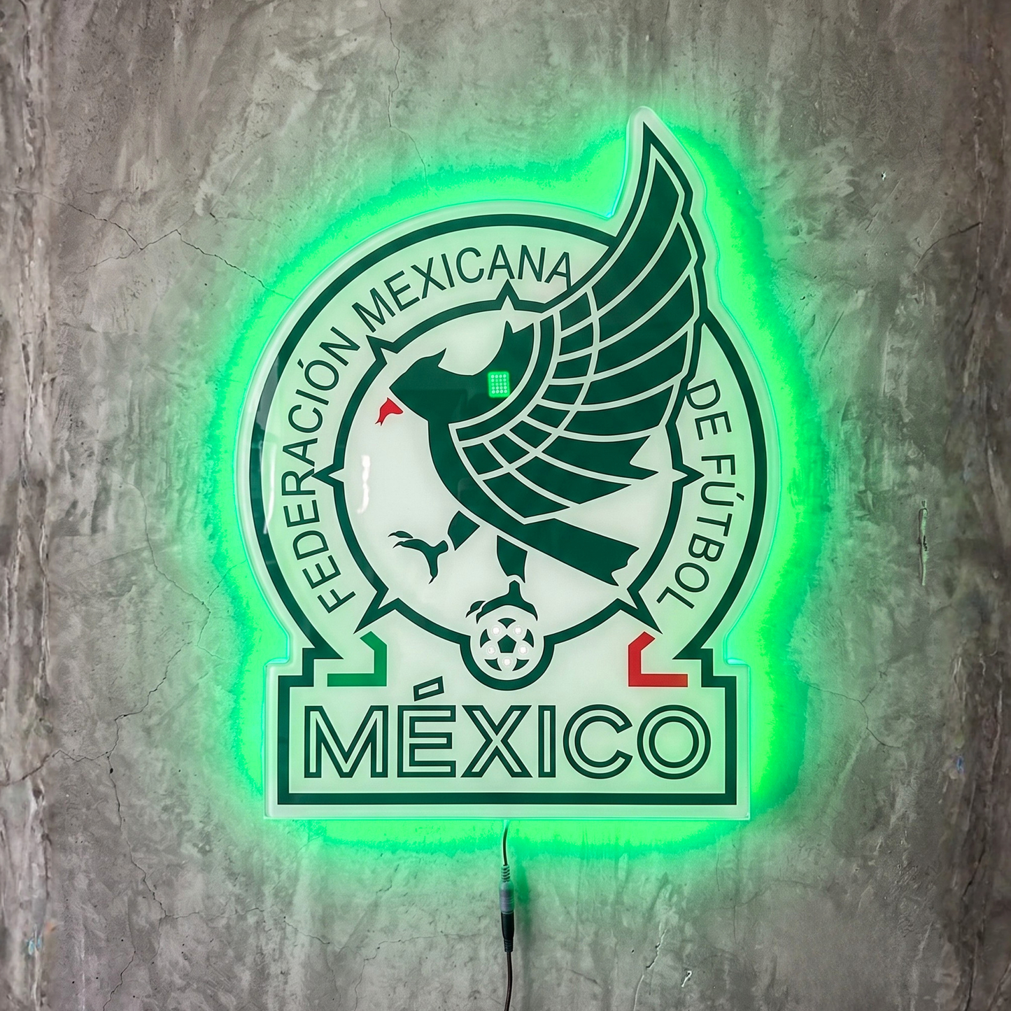 Logo Personalizado Mexico Resina Epoxi Luminoso