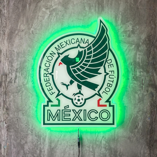 Logo Personalizado Mexico Resina Epoxi Luminoso
