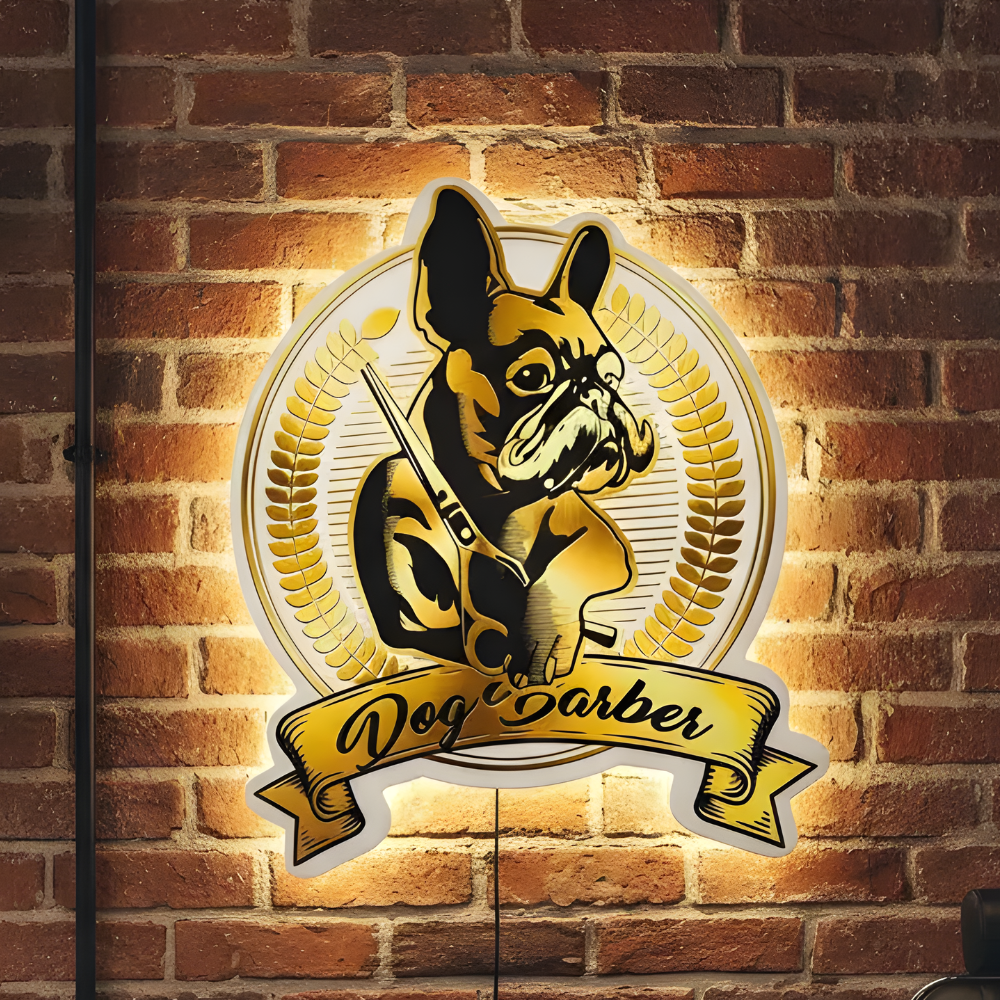 Logo Personalizado Resina Epoxi y Neon 80 cm