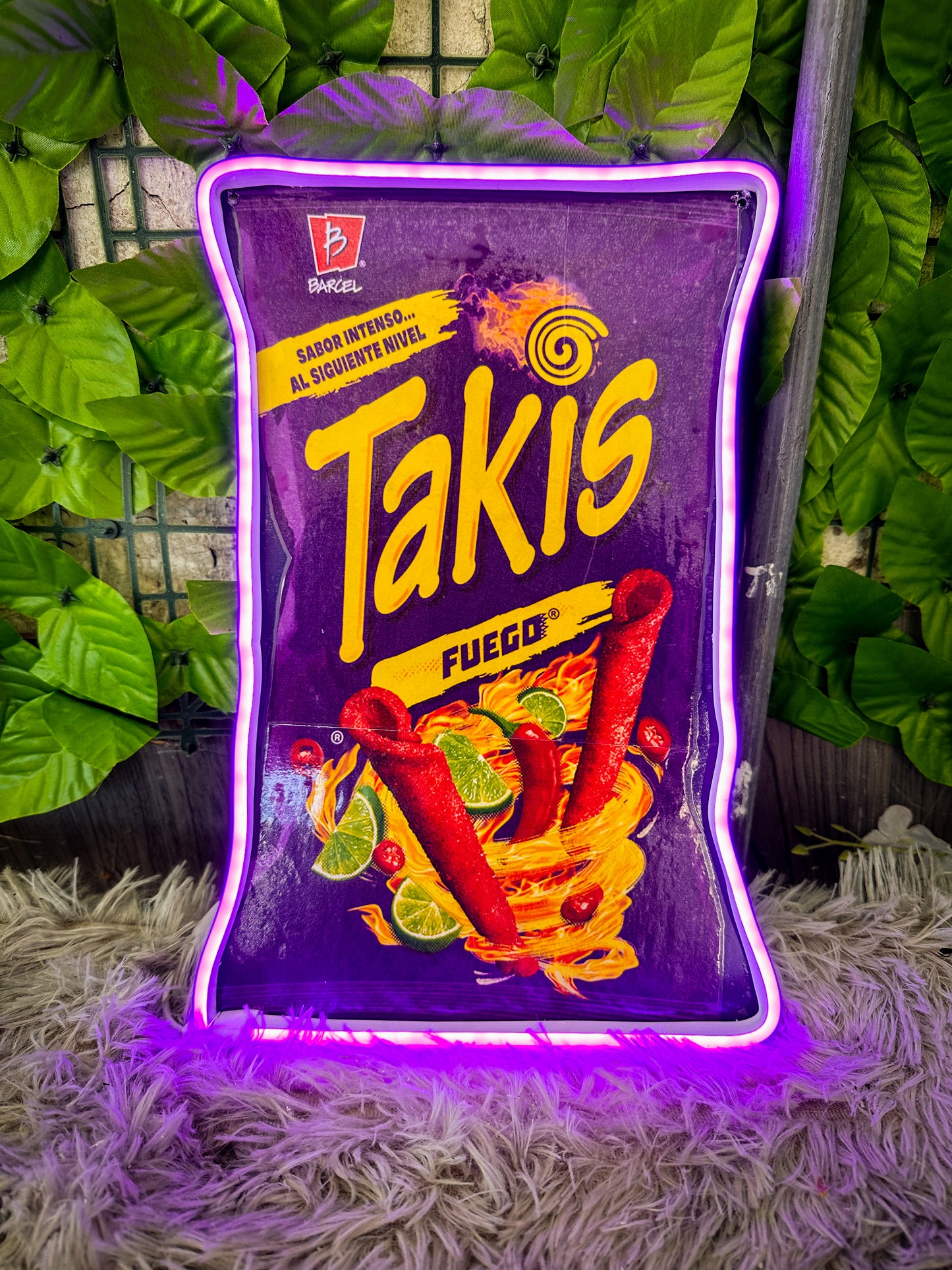 Letrero Neon Takis - Letreros de Snacks