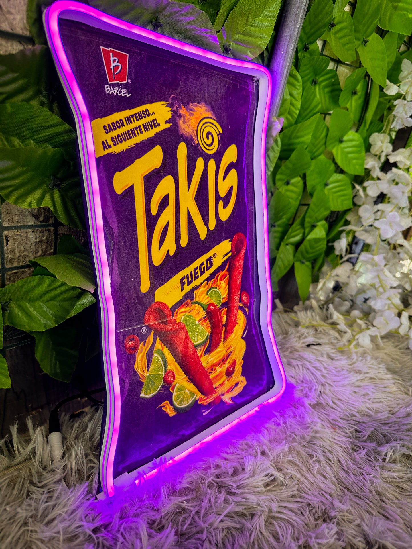 Letrero Neon Takis - Letreros de Snacks