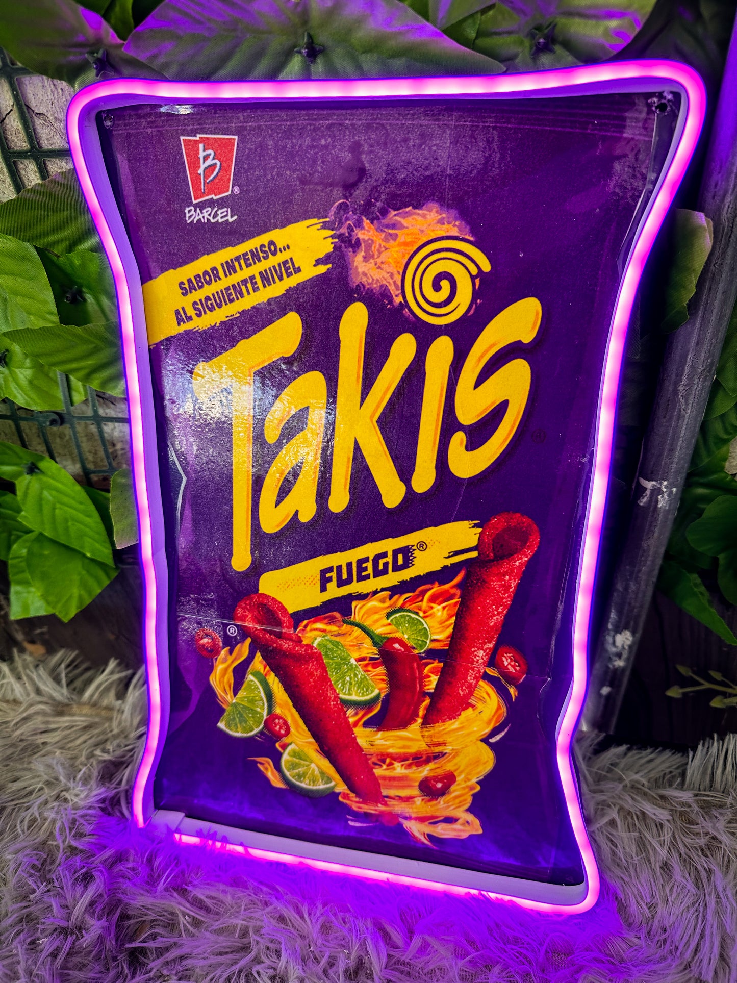 Letrero Neon Takis - Letreros de Snacks