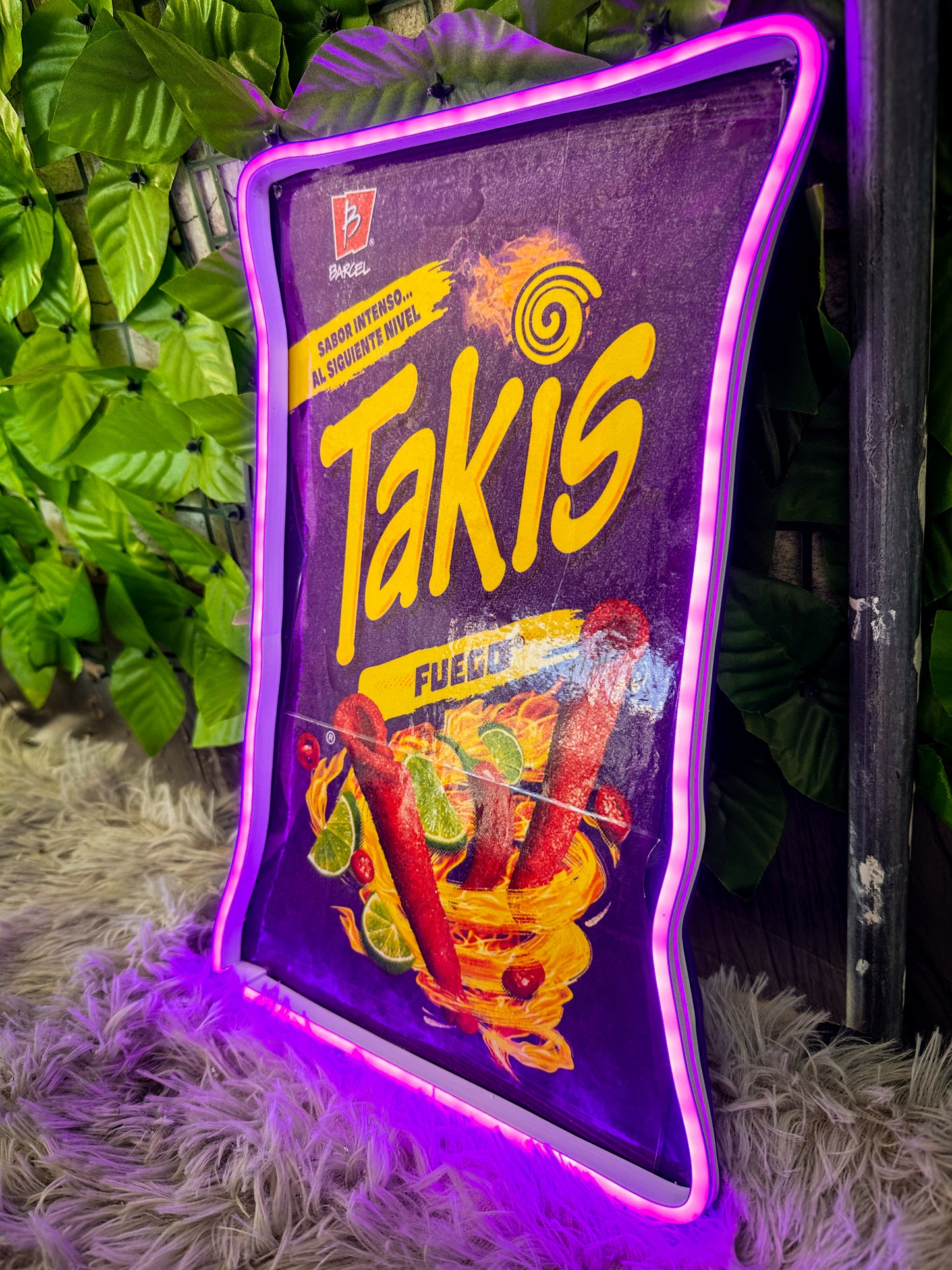 Letrero Neon Takis - Letreros de Snacks