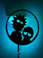 Letrero Decorativo Rick Y Morty Luminoso (lampara Luminosa)