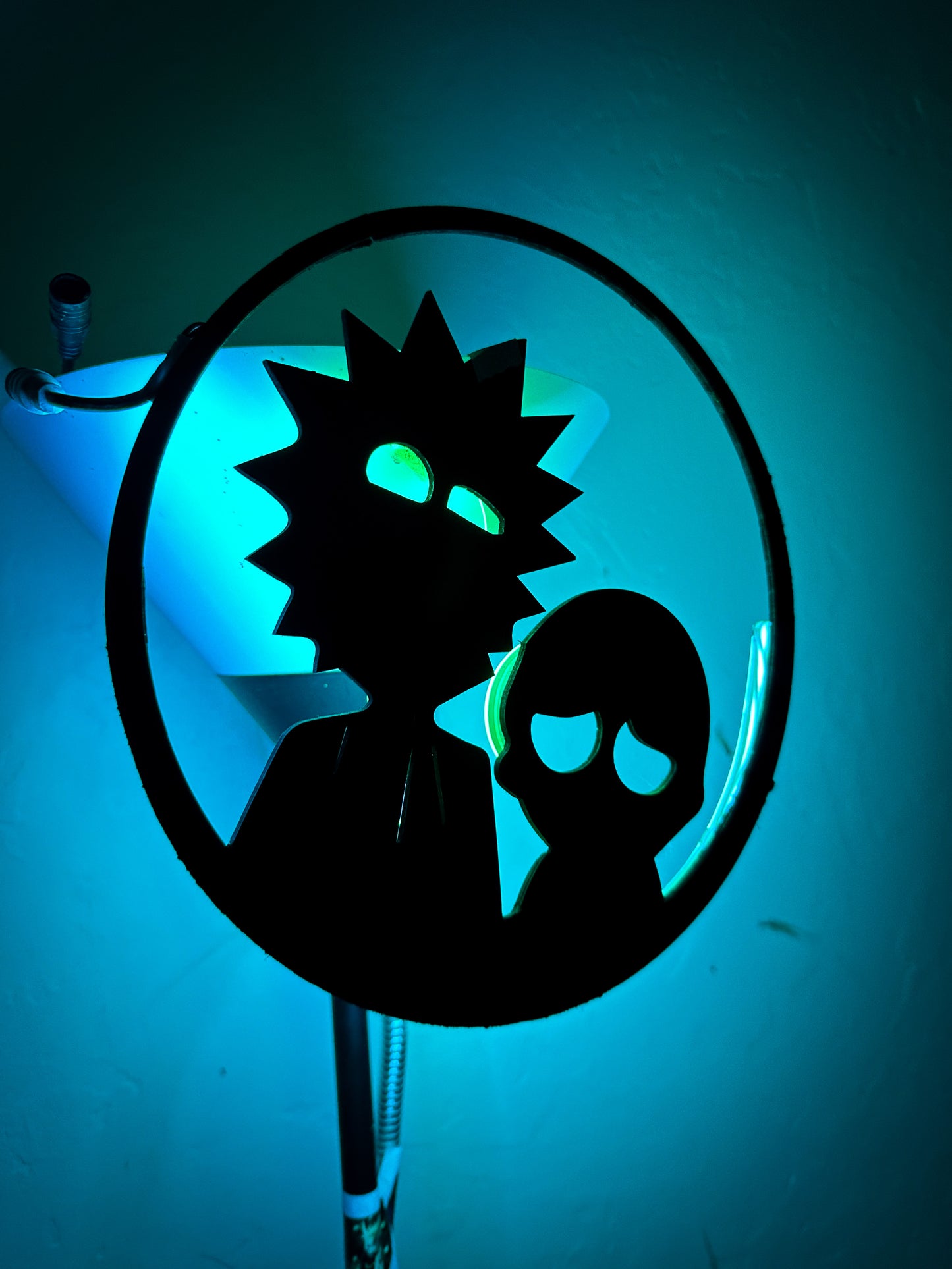 Letrero Decorativo Rick Y Morty Luminoso (lampara Luminosa)