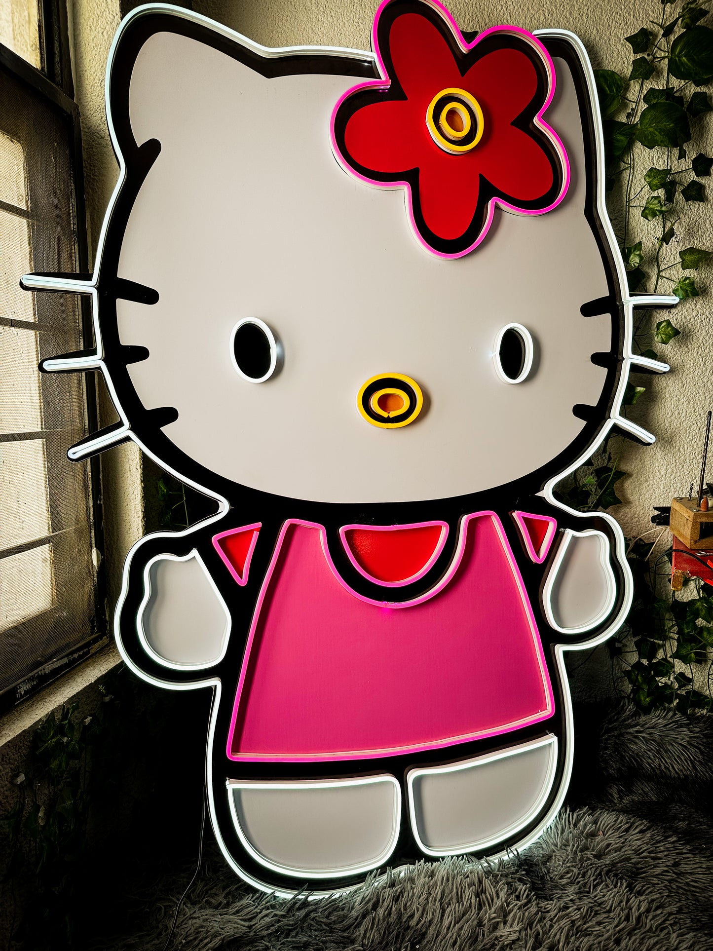 Hello Kitty Gigante Neon (letrero Hello Kitty Neon)