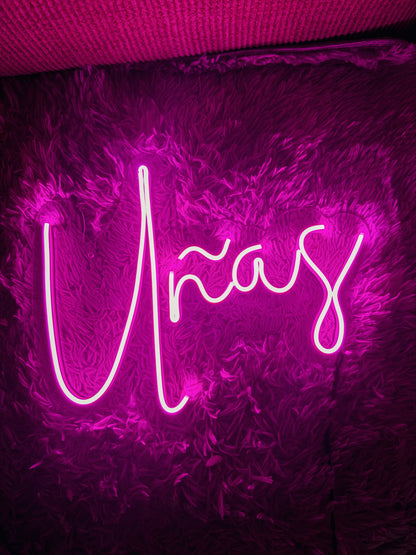 Letrero Neon Uñas / Nails Neonsign
