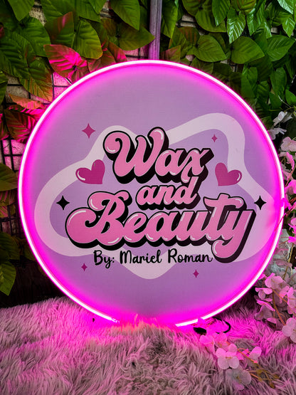 Logo Personalizado Impreso Neon 50 cm