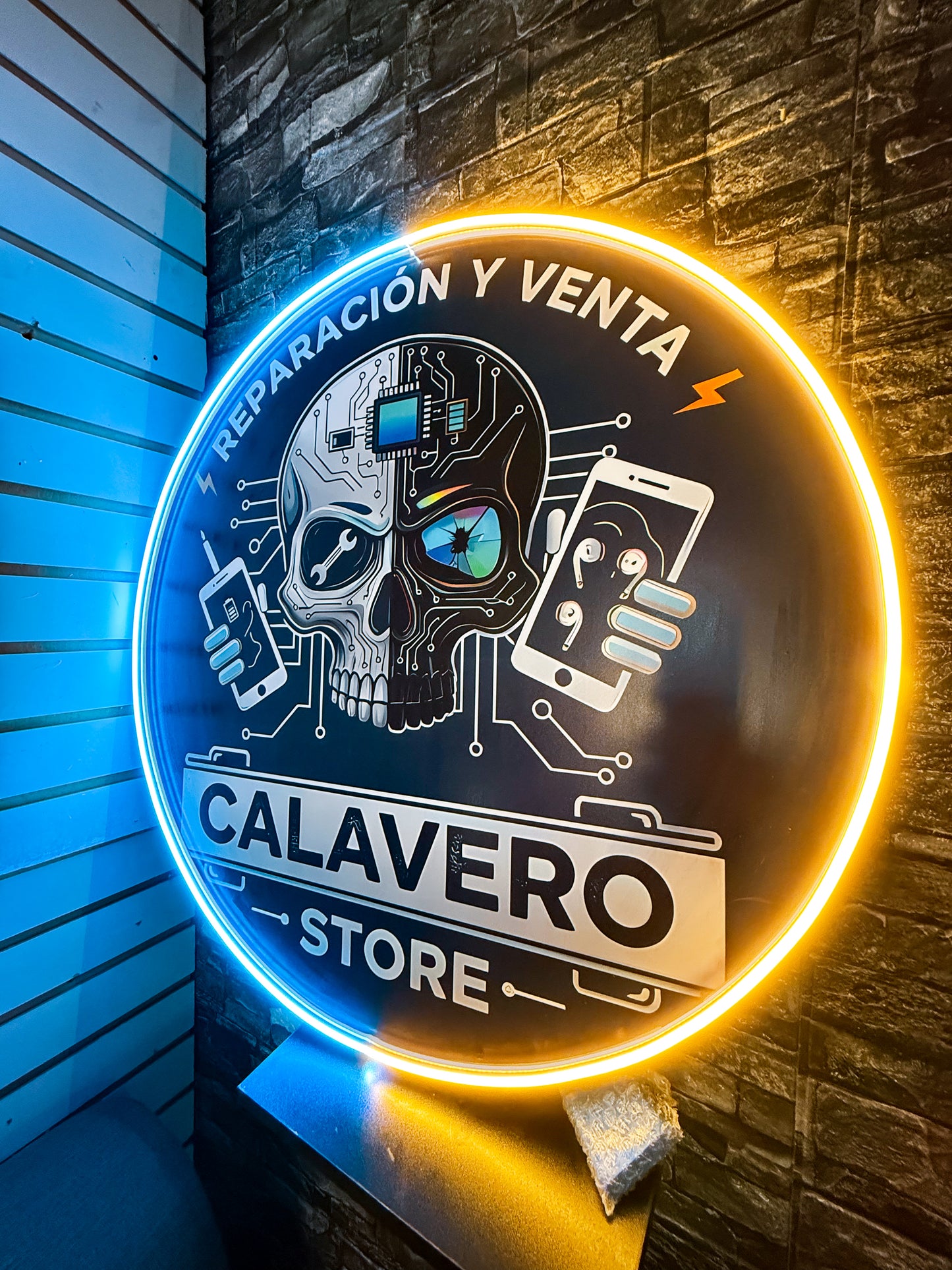 Logo Personalizado Neon - Tu Logo Impreso Con Neon 80 cm