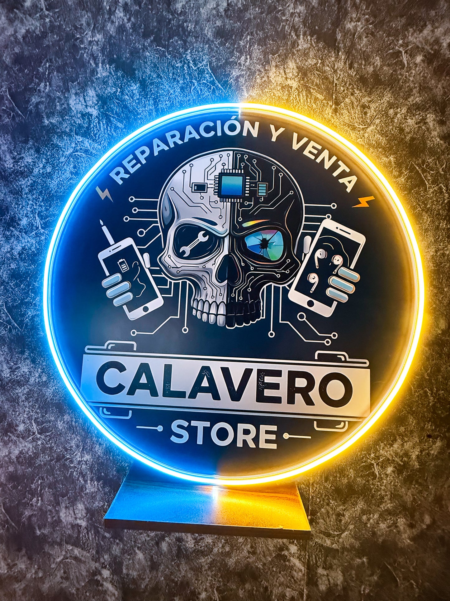 Logo Personalizado Neon - Tu Logo Impreso Con Neon 80 cm
